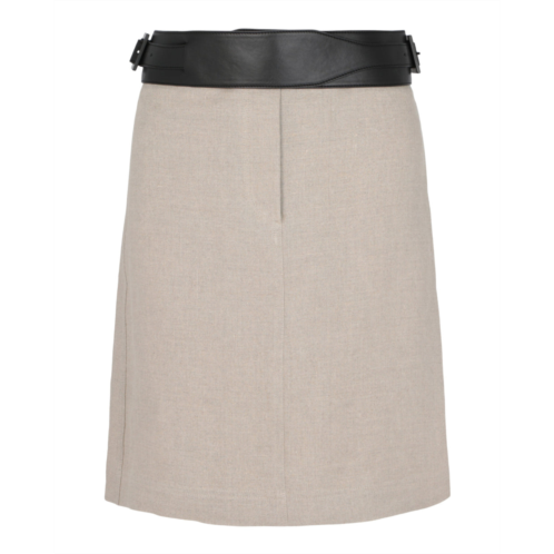 Salvatore Ferragamo skirt with removable leather belt