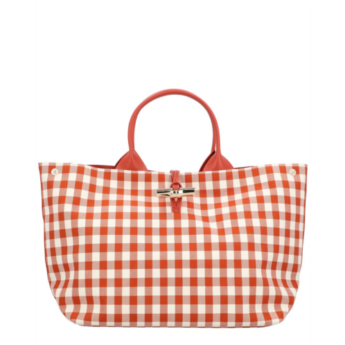 Longchamp le roseau canvas tote