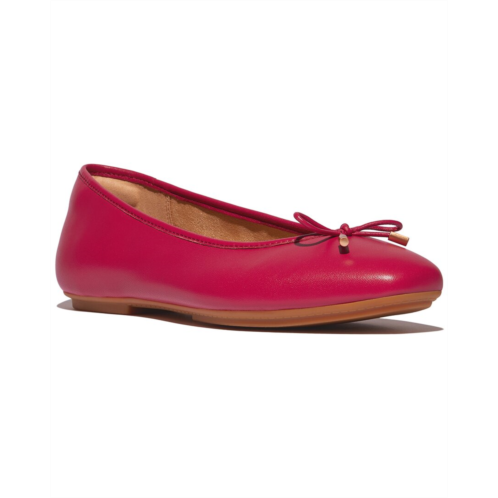 FitFlop delicato bow leather ballet flat