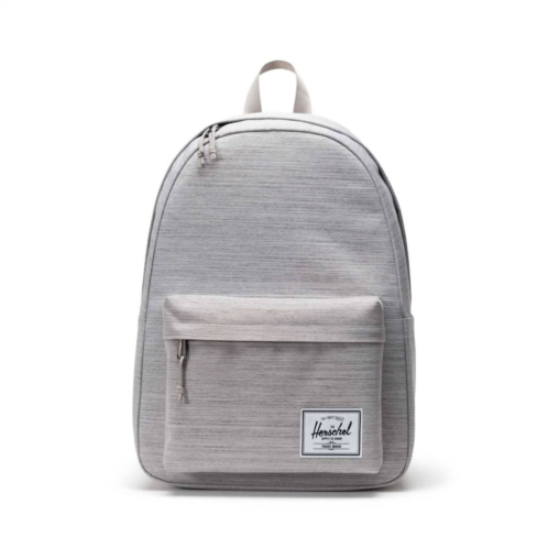 Herschel womens classic xl backpack in light grey crosshatch