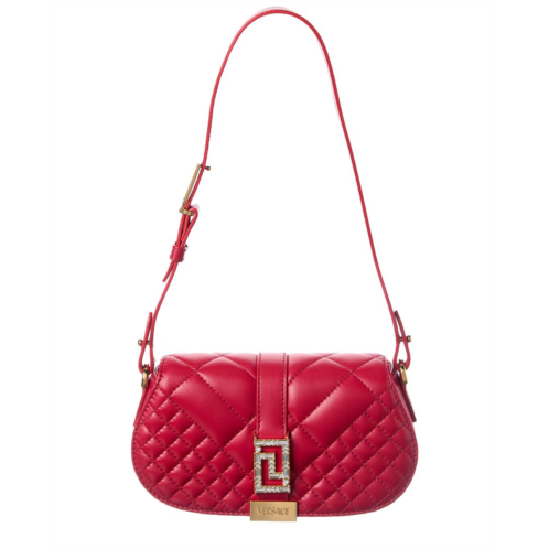 Versace ! logo leathe shoulder bag