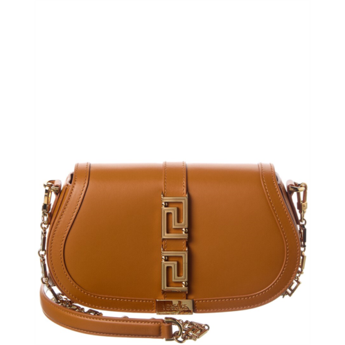 Versace ! logo leathe shoulder bag