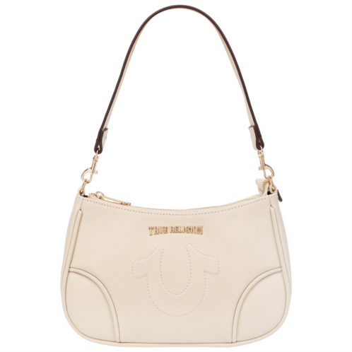 True Religion trapunto logo shoulder bag