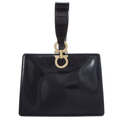 Salvatore Ferragamo Ferragamo gancini mini leather clutch