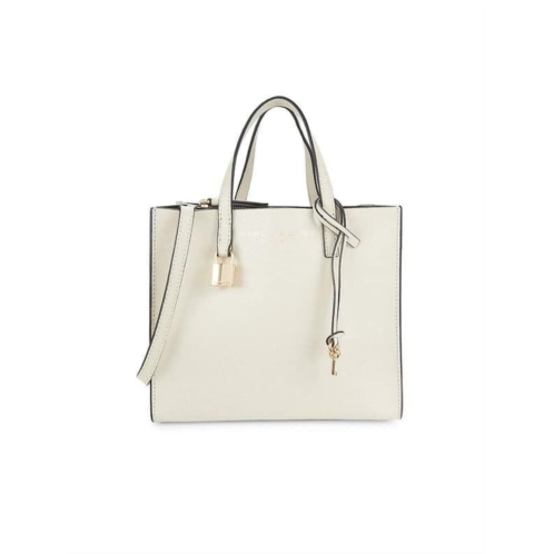 Marc Jacobs womens mini pebbled tote - womens marshmallow