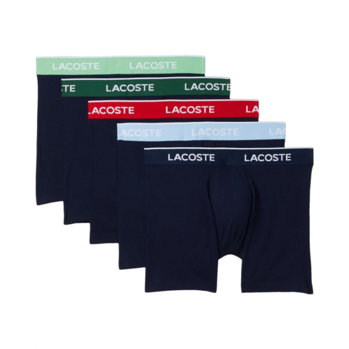 Mens Lacoste 5-Pack Cotton Boxer Briefs