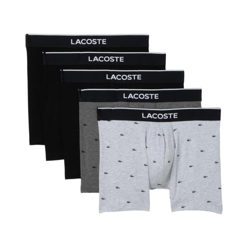 Mens Lacoste 5-Pack Boxer Briefs
