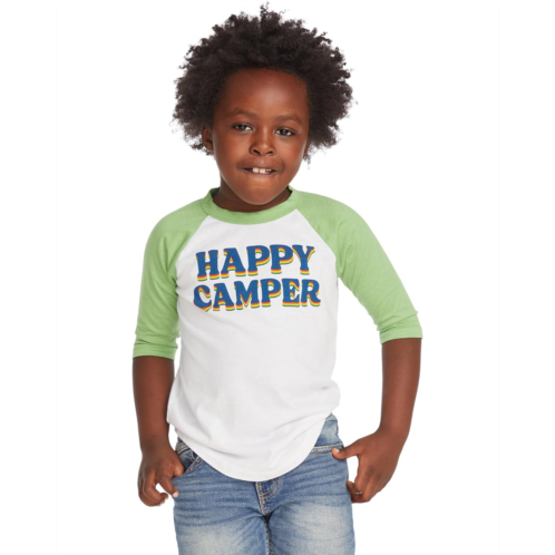 Chaser Kids Happy Camper Raglan Tee (Toddler/Little Kids)
