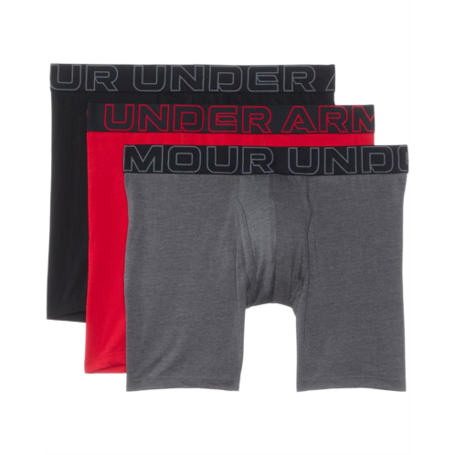 Mens Under Armour Performance Cotton - Solid 6 In 3 Pack