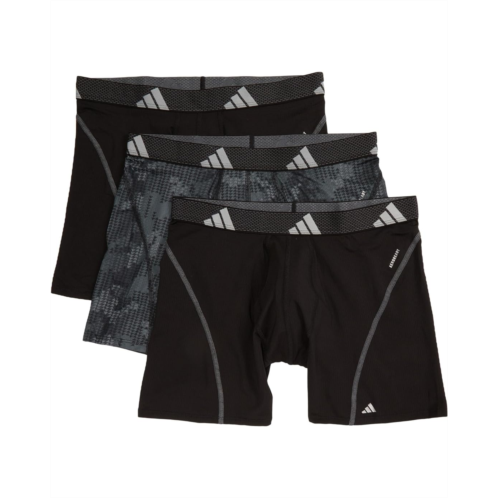 Mens adidas Performance Mesh Graphic Boxer Brief 3-Pack