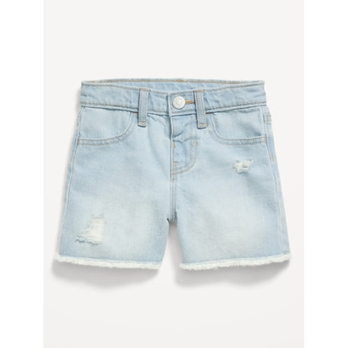 OldNavy Ripped Frayed-Hem Jean Shorts for Toddler Girls
