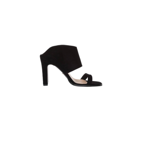 CHINESE LAUNDRY womens double strap slip on heels in black