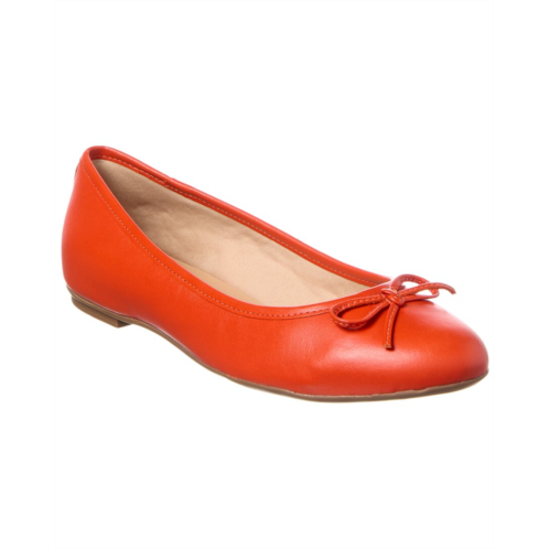 French Sole emerald leather flat