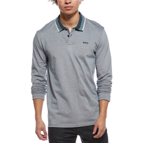 Hugo Boss oxford long polo shirt