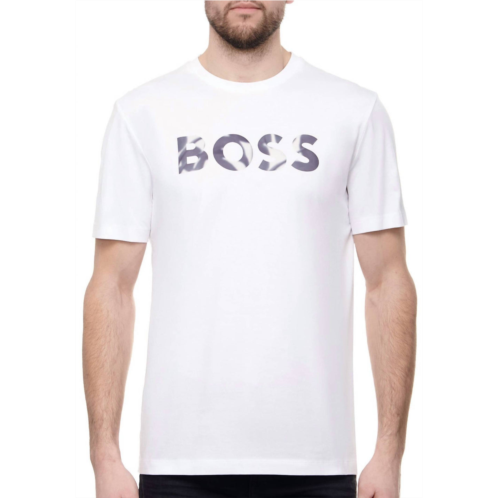 Hugo Boss mens thompson shirt in white