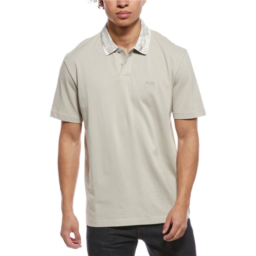 Hugo Boss desert collar polo shirt