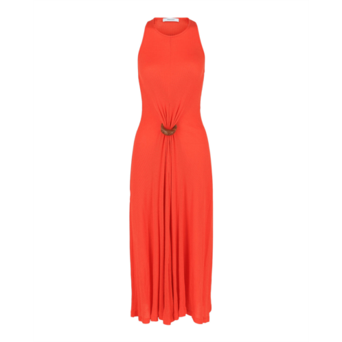 Salvatore Ferragamo sleeveless ribbed maxi dress