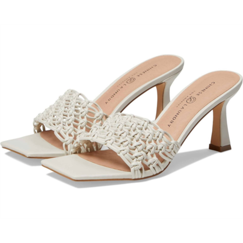 CHINESE LAUNDRY womens yassie heels - medium in creme