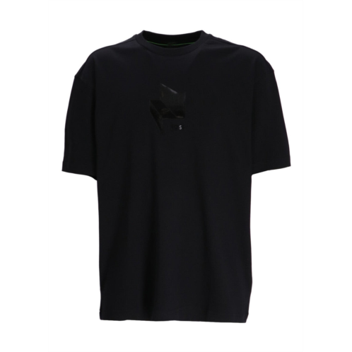 Hugo Boss mens tee mirror 1 crewneck t-shirt black