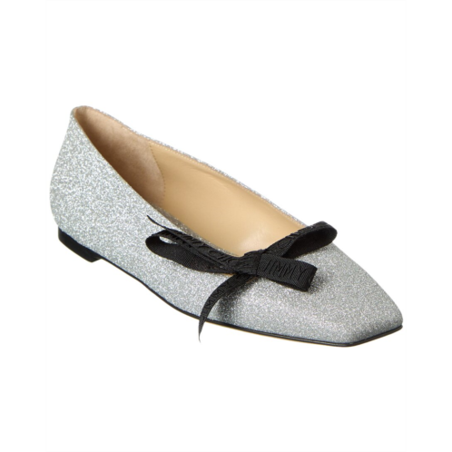 Jimmy Choo veda glitter ballerina flat