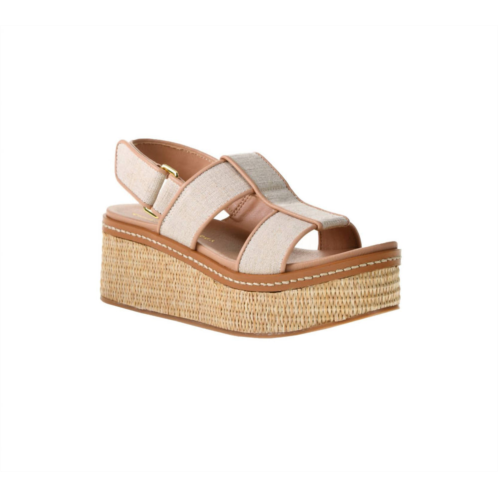 CHINESE LAUNDRY women swell platform sandal in natural