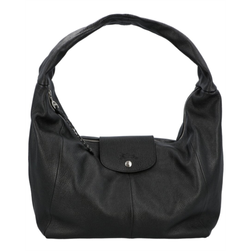 Longchamp le pliage leather shoulder bag
