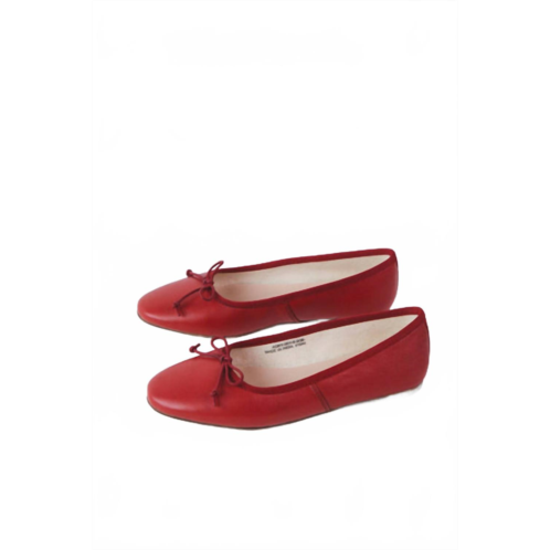 CHINESE LAUNDRY womens audrey sheep leather ballet flat in red