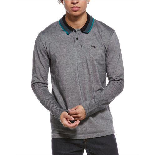 Hugo Boss oxford long polo shirt