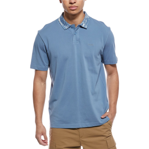 Hugo Boss desert collar polo shirt
