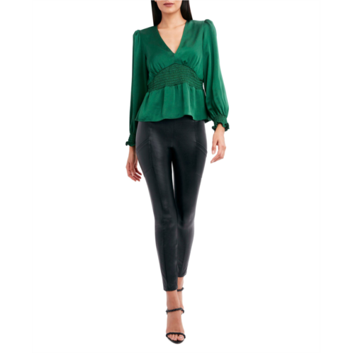 BCBGMAXAZRIA v-neck peplum top
