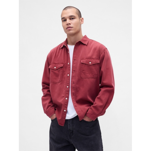 Gap UltraSoft Denim Relaxed Shirt
