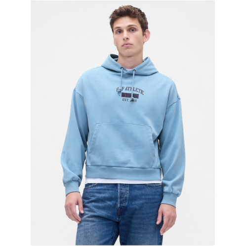 Gap Heavyweight Oversized Logo Crop Hoodie