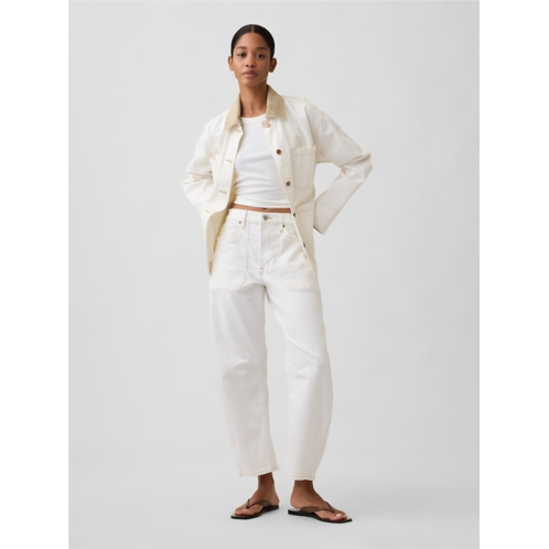 Gap High Rise Barrel Jeans