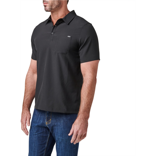 5.11 Tactical Mens Flex Short Sleeve Polo Shirt Black