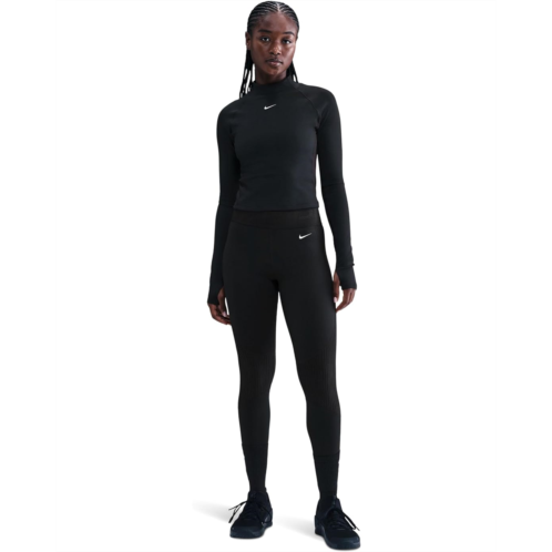 Nike Pro Dri-FIT Warm Long Sleeve Grid Graphic Top