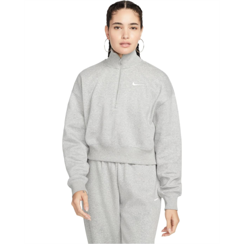 Nike Sportswear Phoenix Fleece 1/4-Zip Cropped Sweatshirt