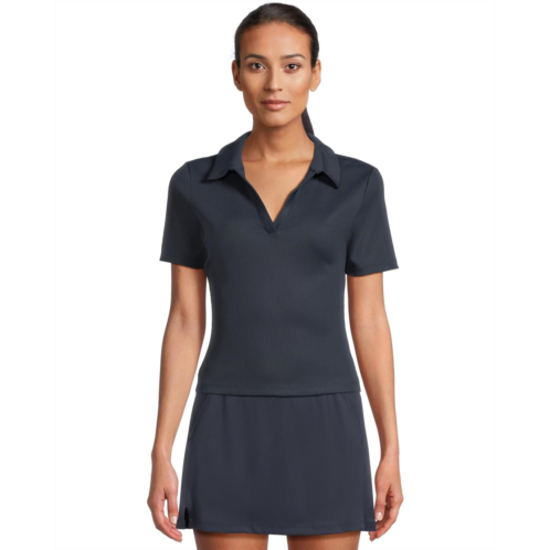 Womens TravisMathew Moveknit Short Sleeve V-Neck Polo