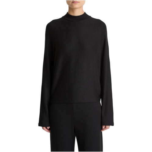 Womens Vince Cozy Long Sleeve Doman Mock Neck Top
