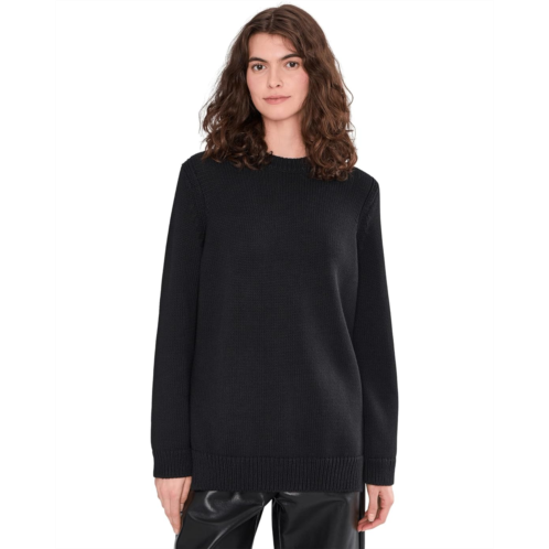 Womens Vince Crew Neck Sweater Tunic