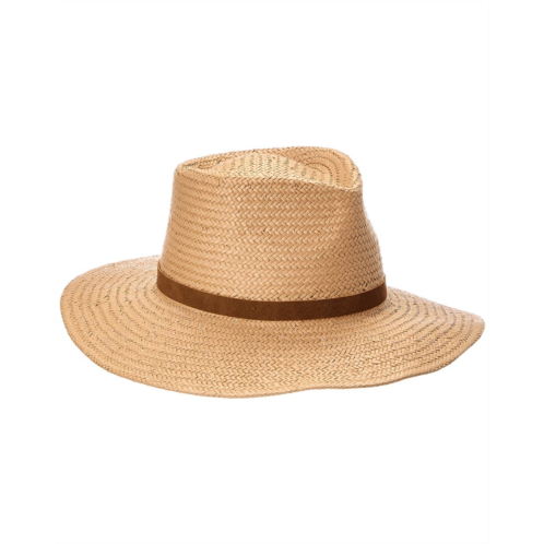 Vince wide brim straw fedora