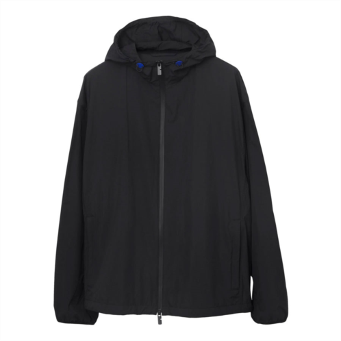Burberry ekd-embroidered hooded lightweight jacket