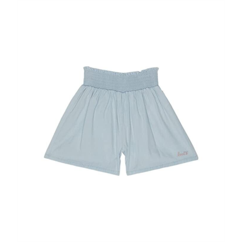 Levi kids shorts big blue woven 100% cotton elastic waist pull on jdm1248