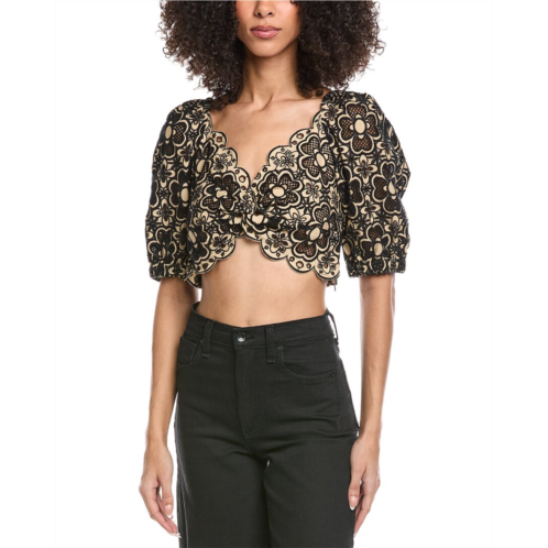 Sandro embroidered top