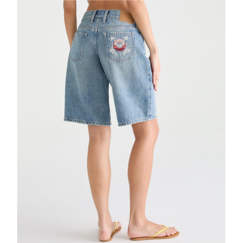Aeropostale roxy super low-rise baggy denim jorts