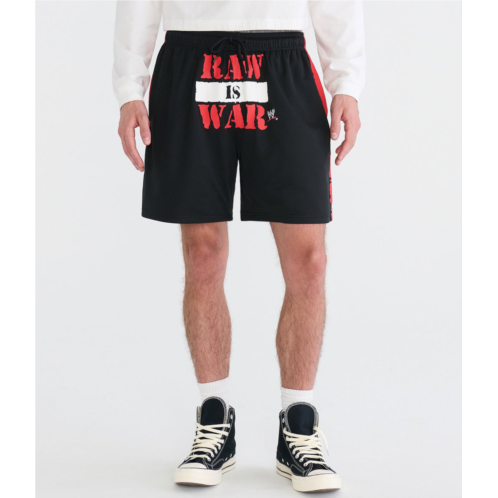 Aeropostale wwe raw is war mesh shorts
