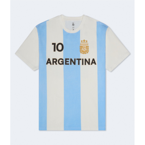 Aeropostale messi afa striped graphic tee