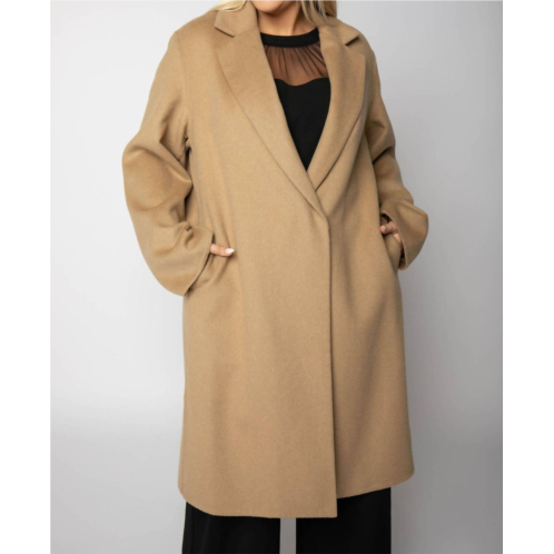 Vince classic straight coat - plus in camel