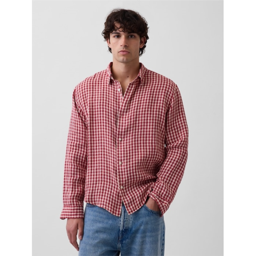 Gap 100% Linen Relaxed Shirt