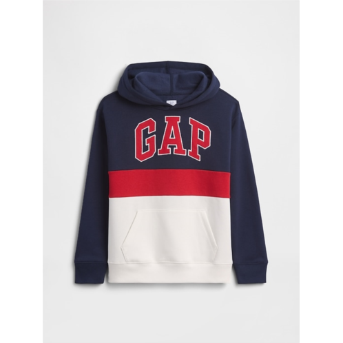 Kids Relaxed Gap Logo Colorblock Hoodie