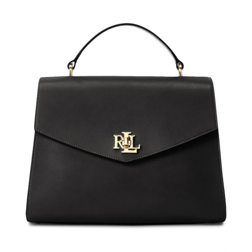 POLO RALPH LAUREN Leather Medium Farrah Satchel